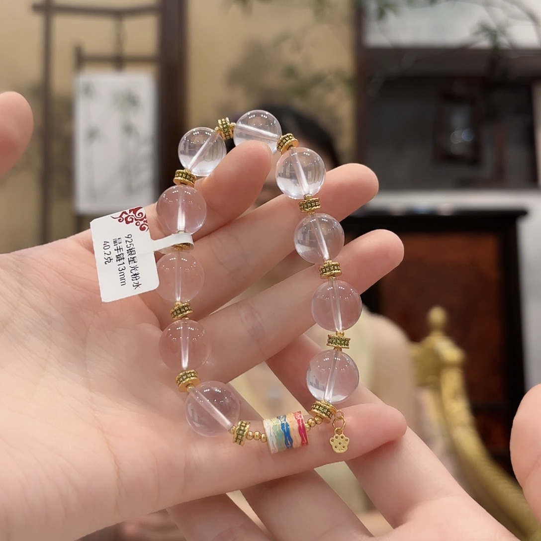 未镶嵌手链水晶手串