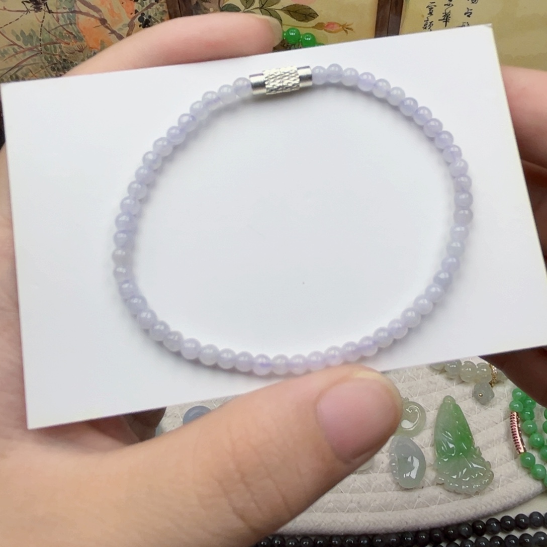 未镶嵌手链翡翠翡翠