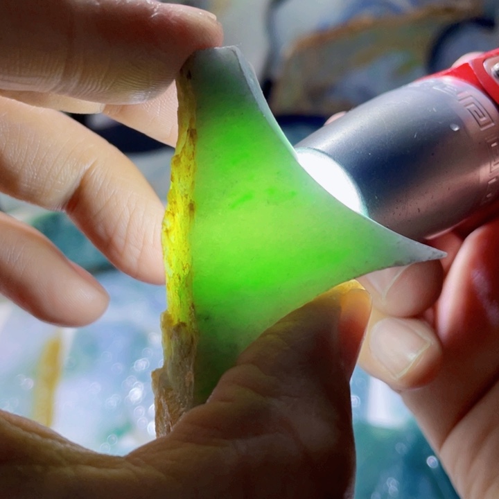 颈饰未镶嵌翡翠天然缅甸翡翠