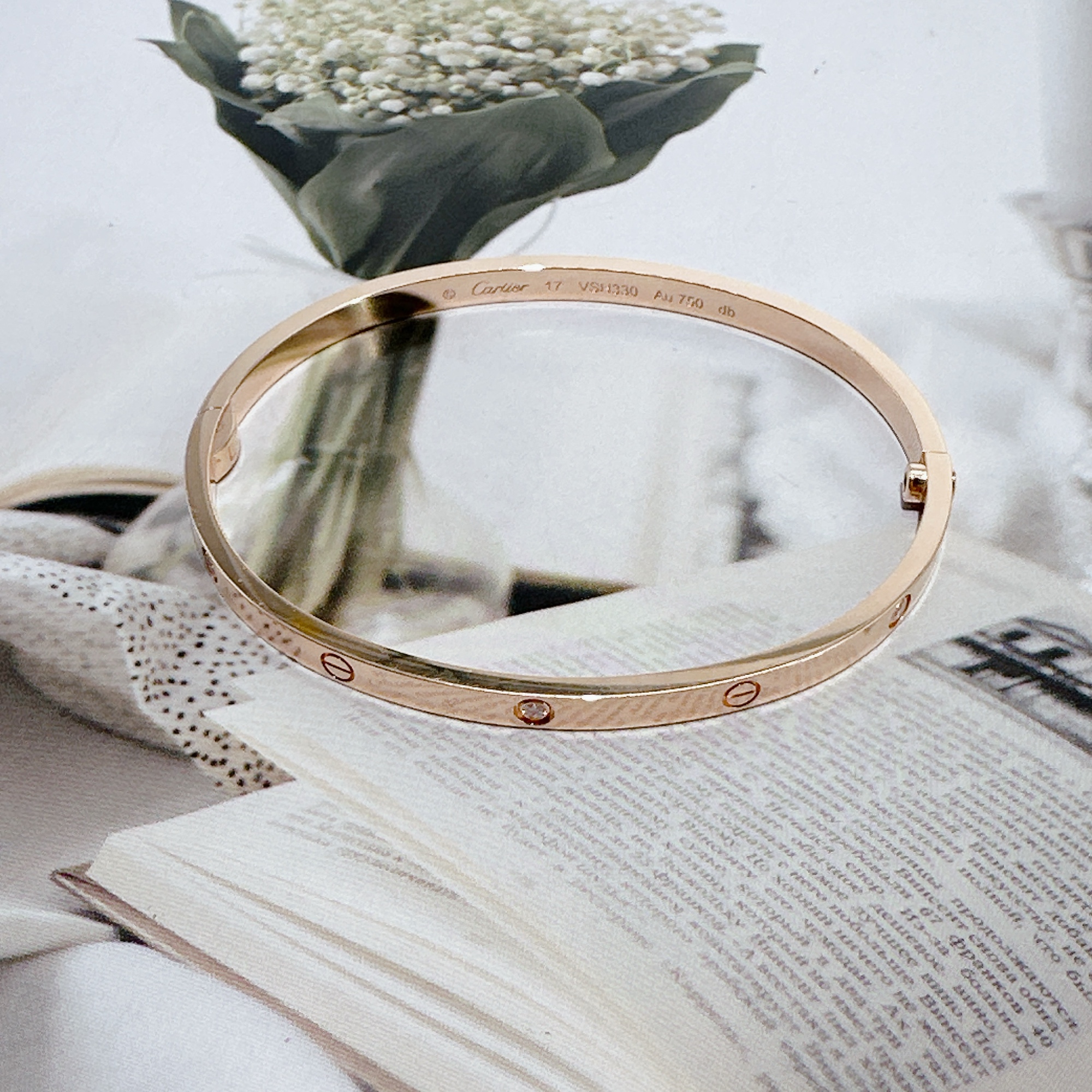 95新 卡地亚 安洁利严选/SK0125797 手镯