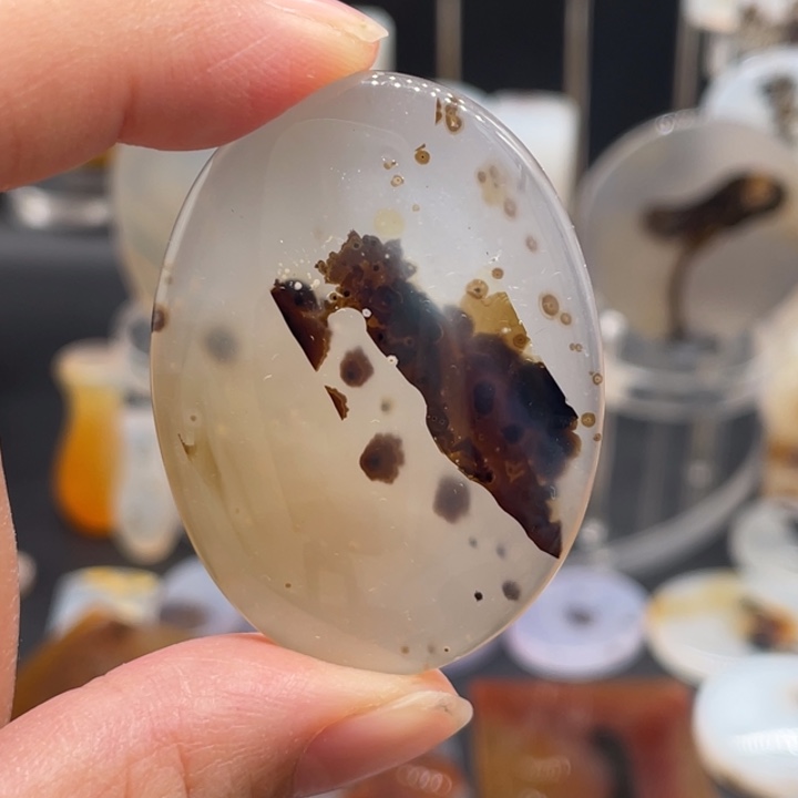 玛瑙/玉髓合金颈饰