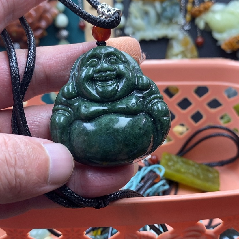 【闪购商品】蛇纹石玉吊坠未镶嵌