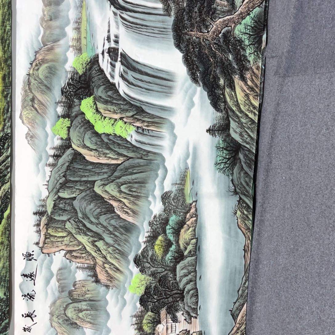 赛***店国画国画作品老师手绘