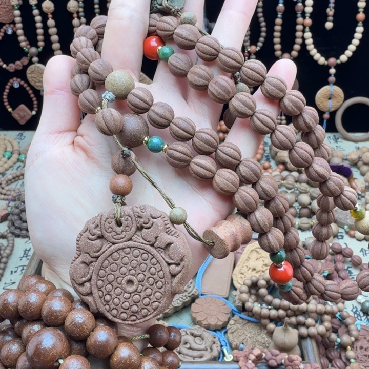 七香十二药1.0瓜珠瑕疵68子脖挂