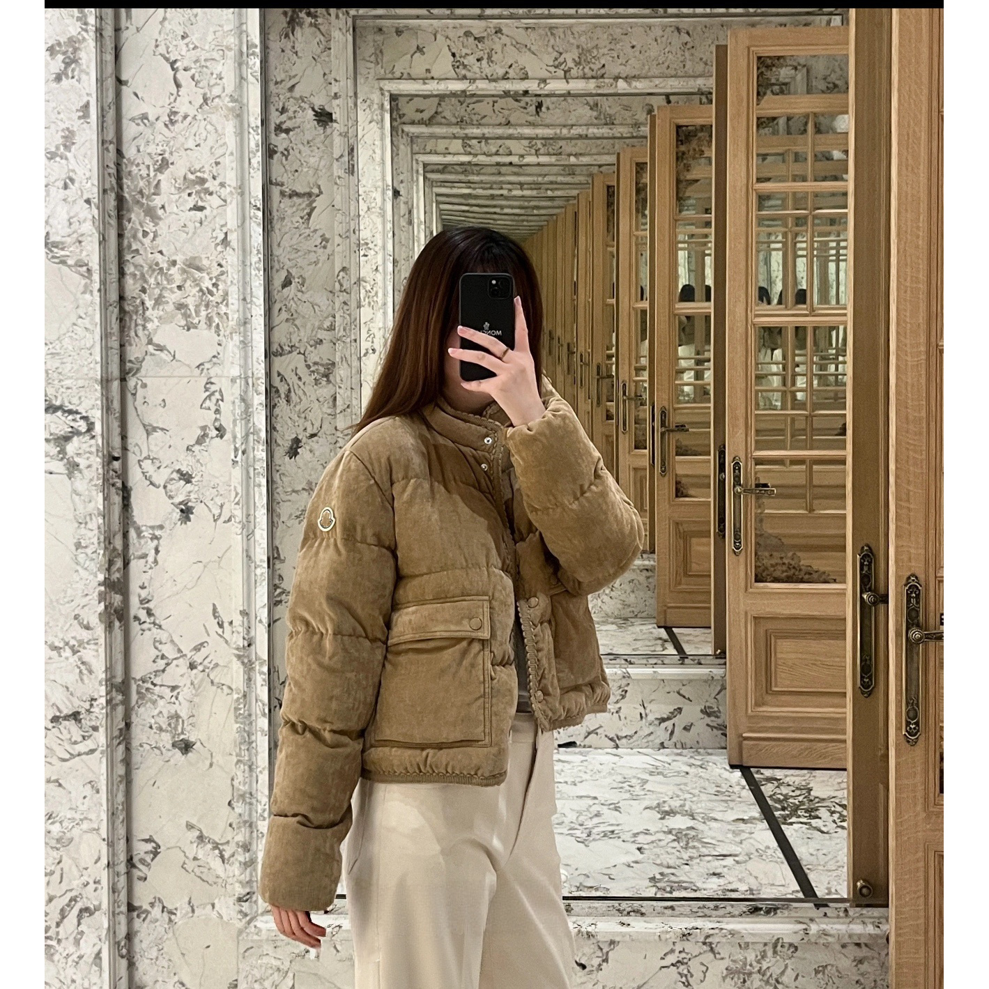 【长芯】25高级时髦夹克立领保暖短外套 YZ25W10010