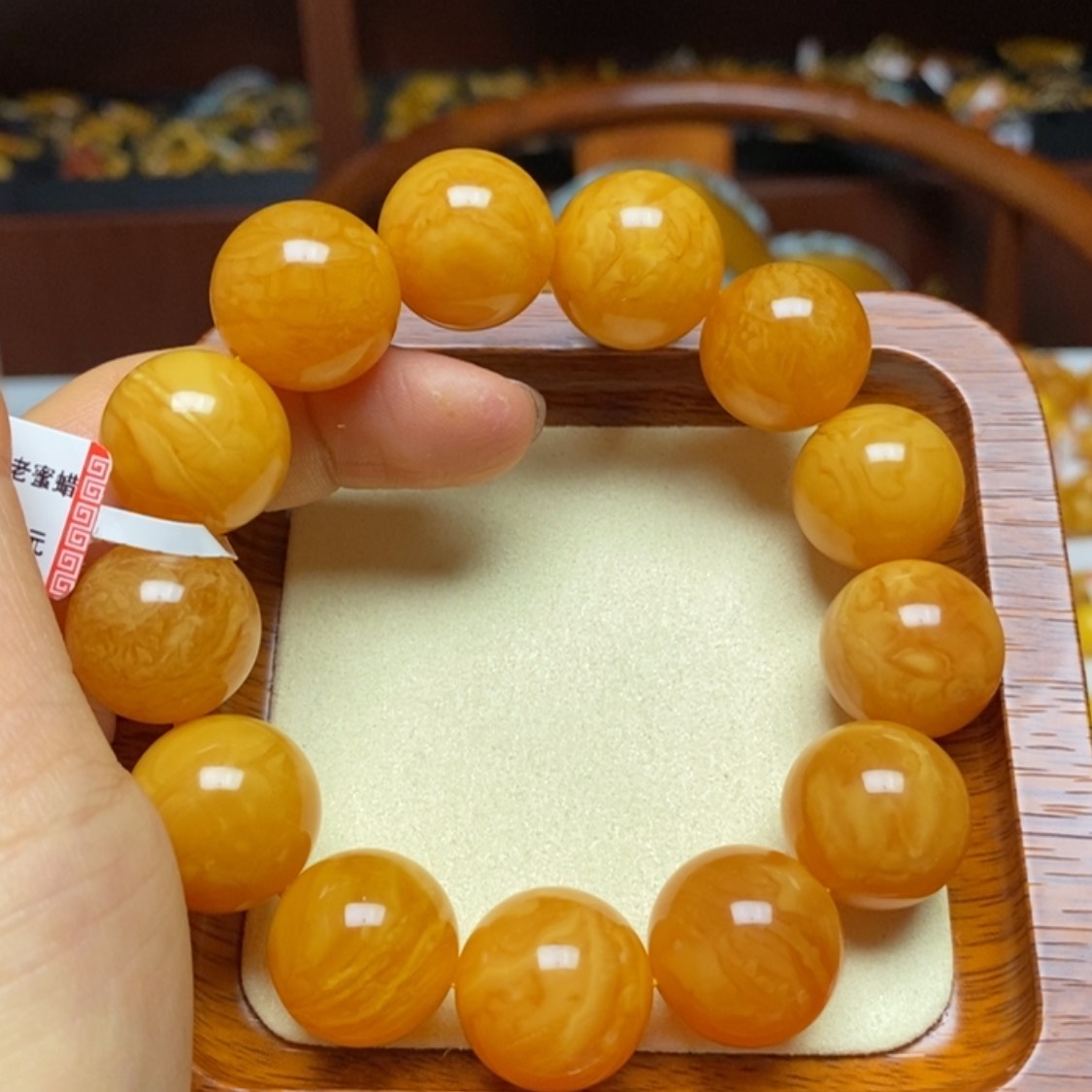 【闪购商品】蜜蜡手链未镶嵌手串