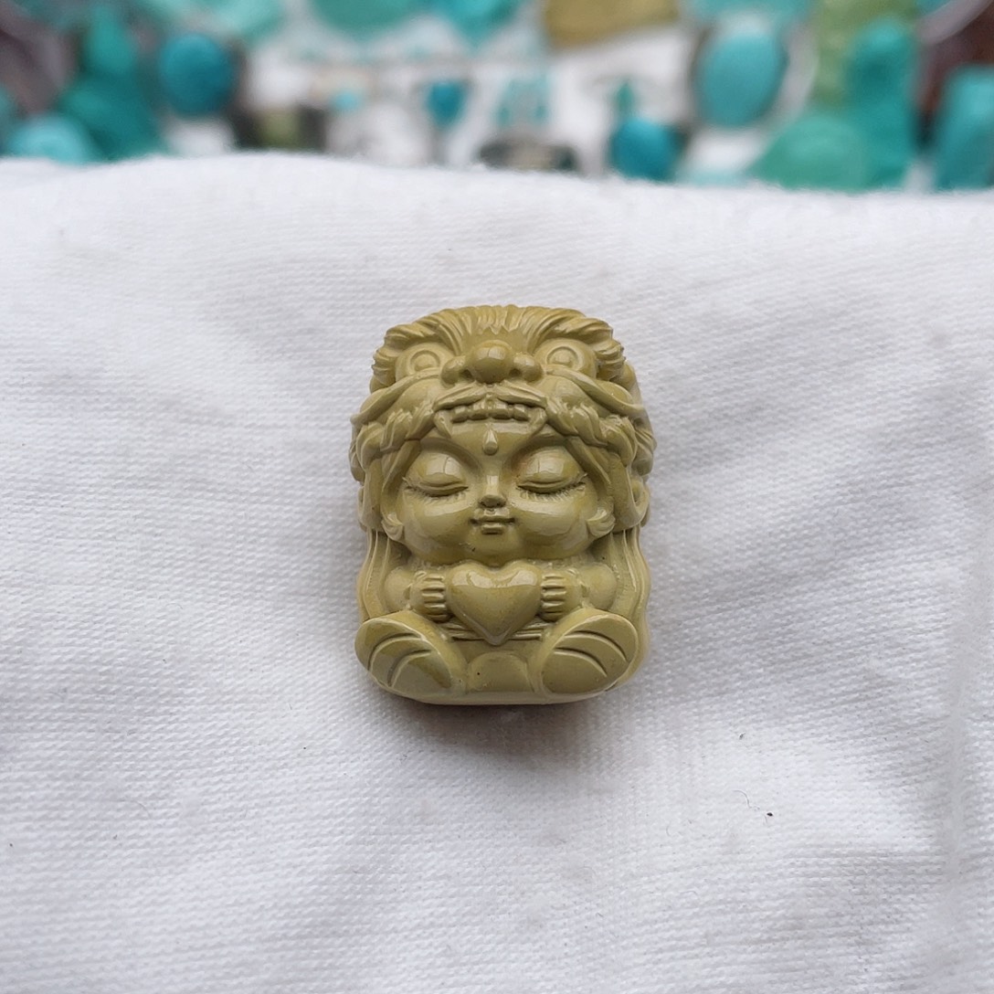 未镶嵌绿松石颈饰