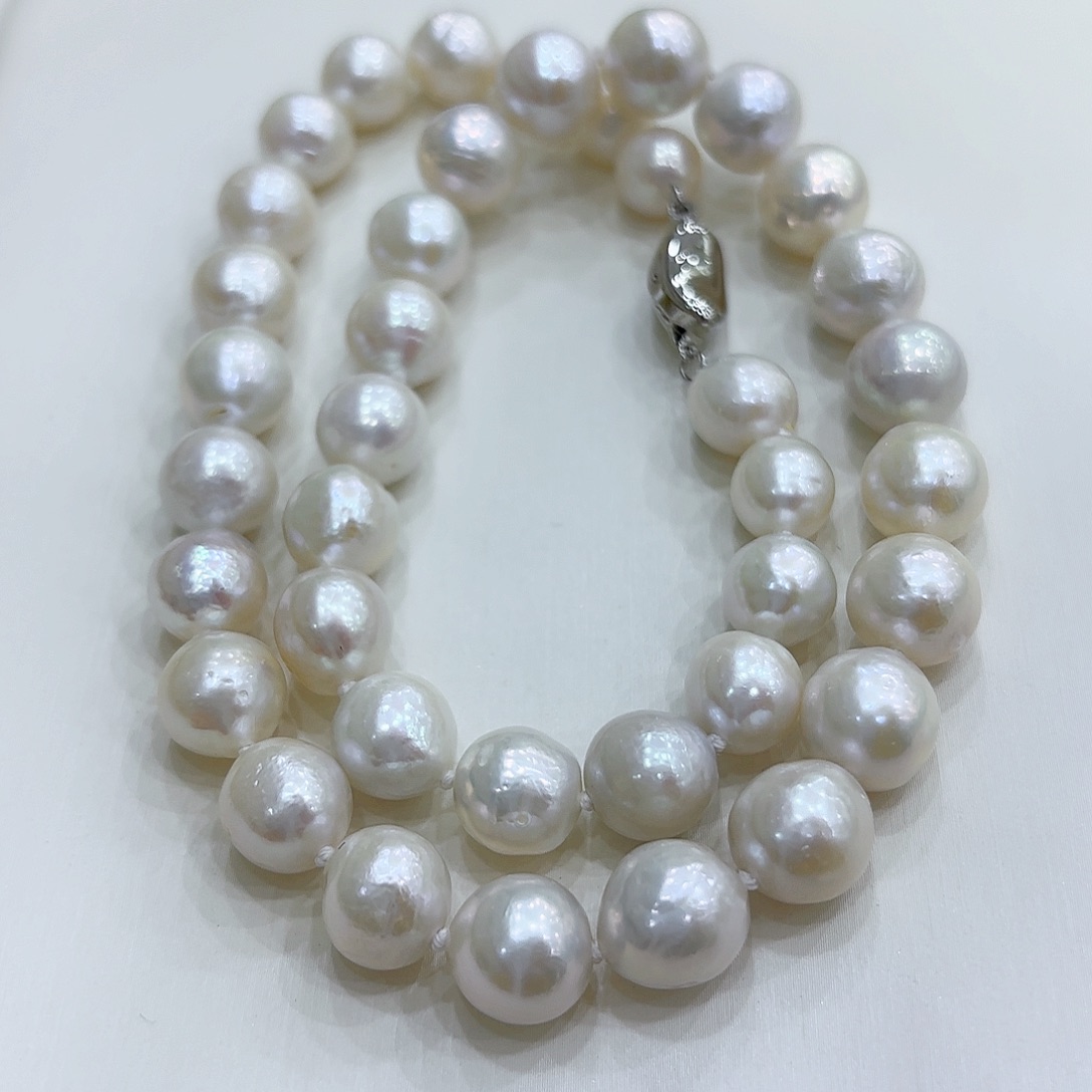 淡水珍珠项链未镶嵌9-11有核