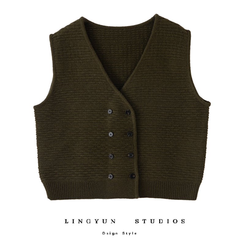 凌云推荐！100%羊毛果香背心