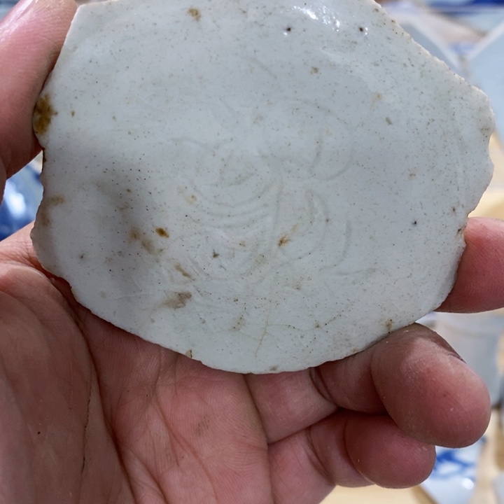 瓷片现代瓷器青花瓷片