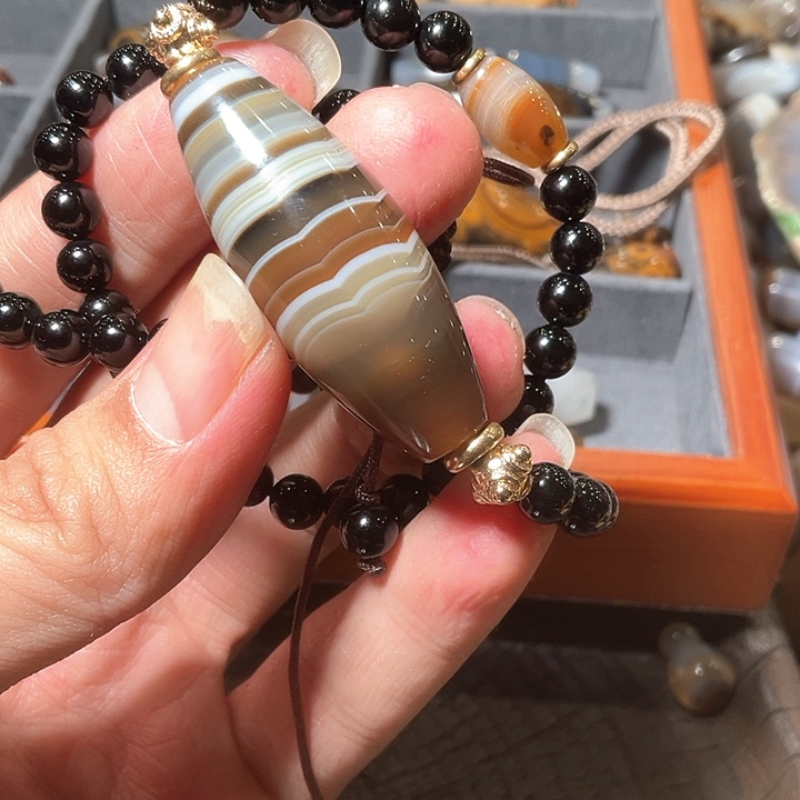 玛瑙/玉髓吊坠(不含链)未镶嵌