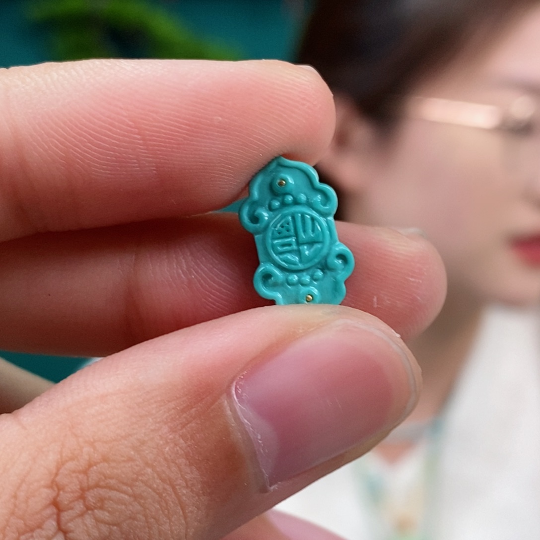 绿松石珠宝奇石未镶嵌