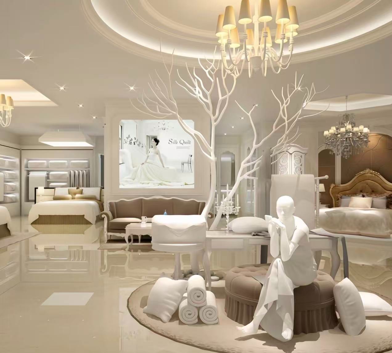 样品牛奶绒四件套颜色都好看无包装