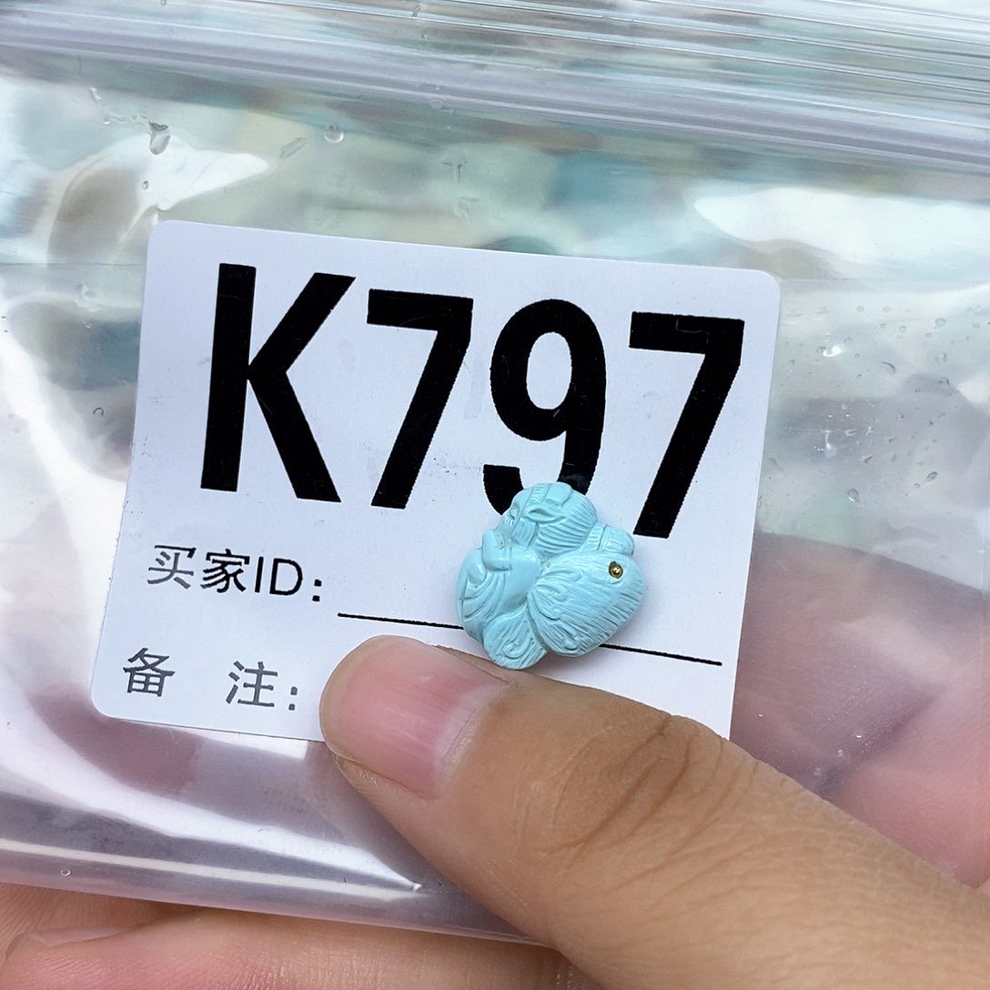 绿松石配饰未镶嵌