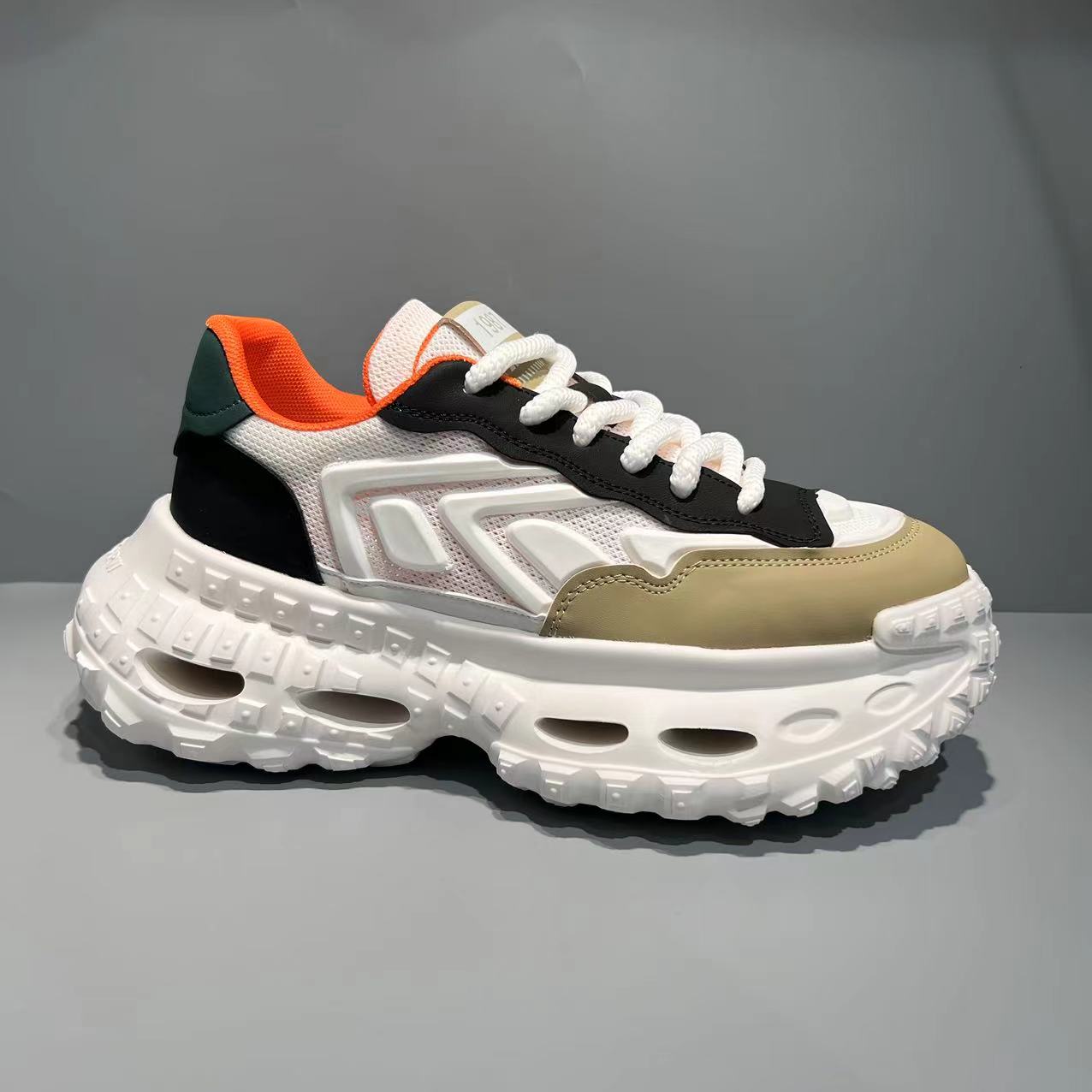 男款时尚镂空轮胎底运动休闲鞋5528