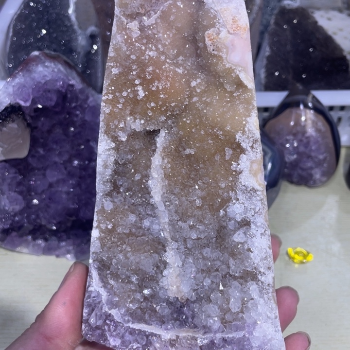 紫晶渐变色未镶嵌