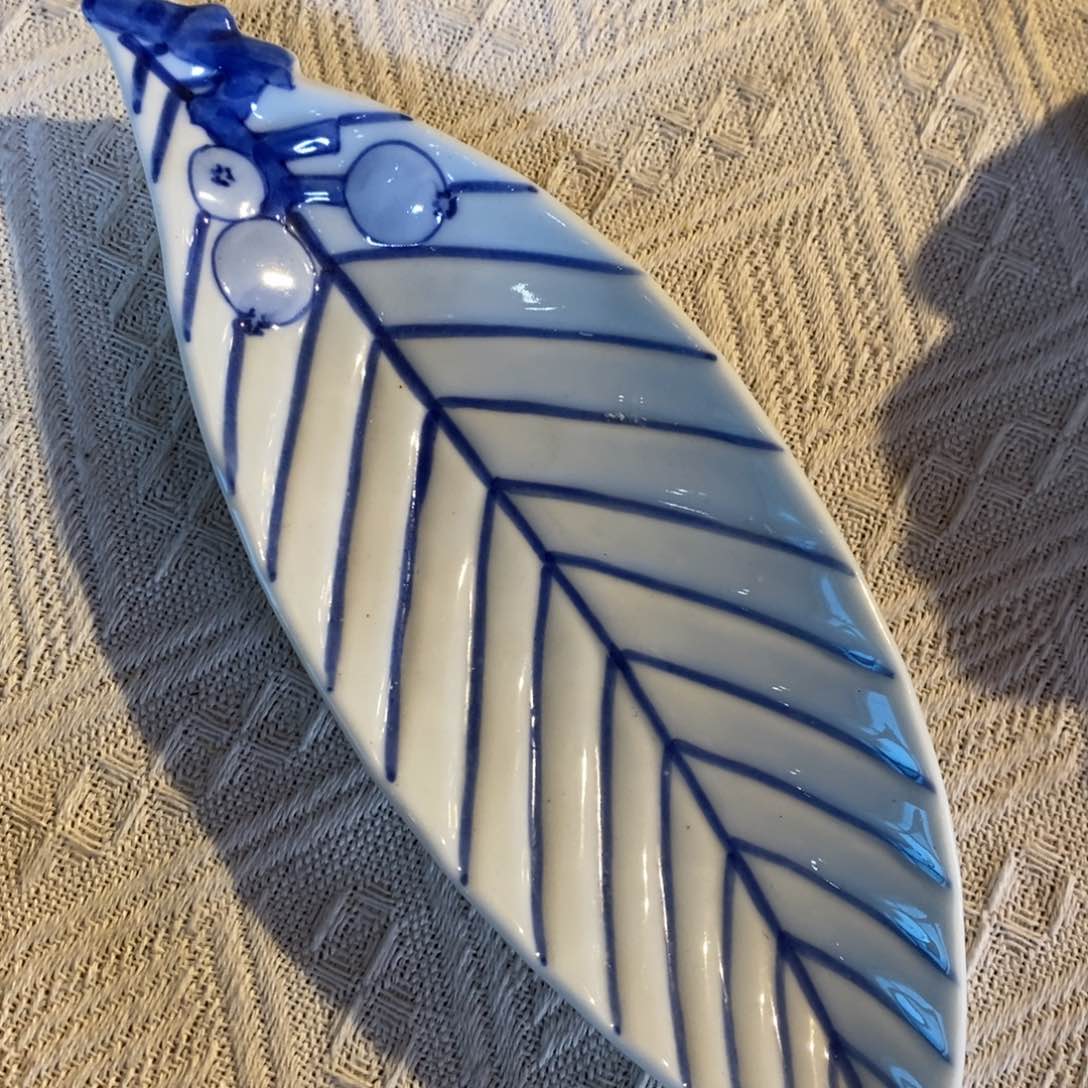 瓷片平安昭山 叶子器