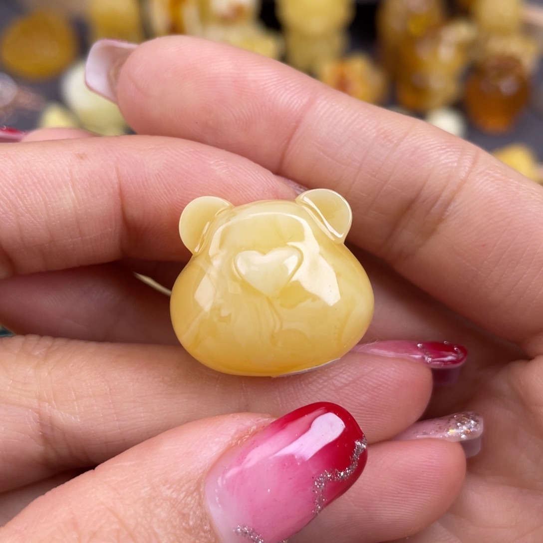 琥珀裸石未镶嵌蜜蜡