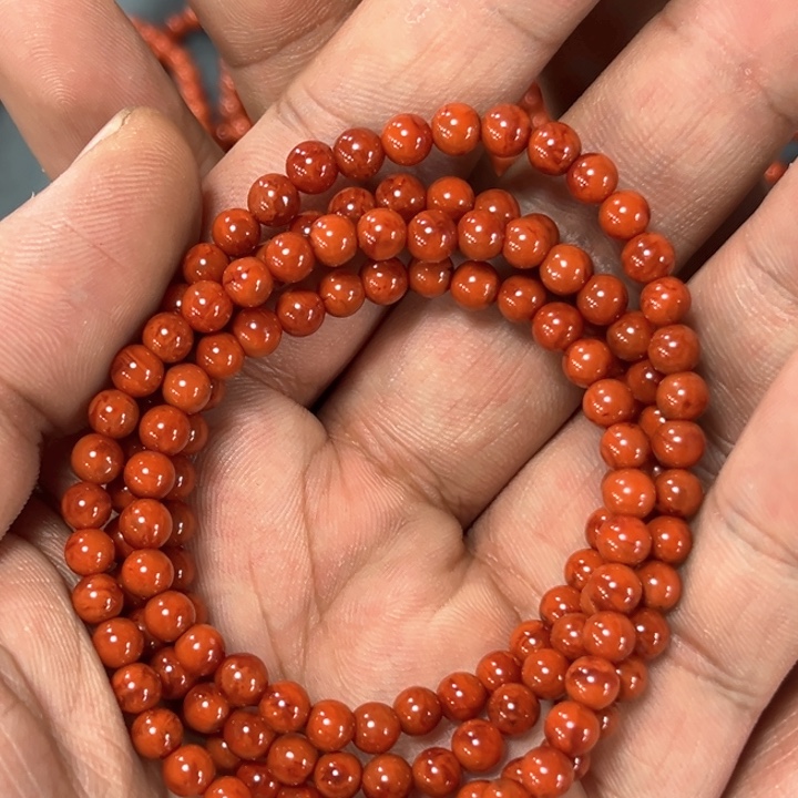 南红玛瑙手链未镶嵌