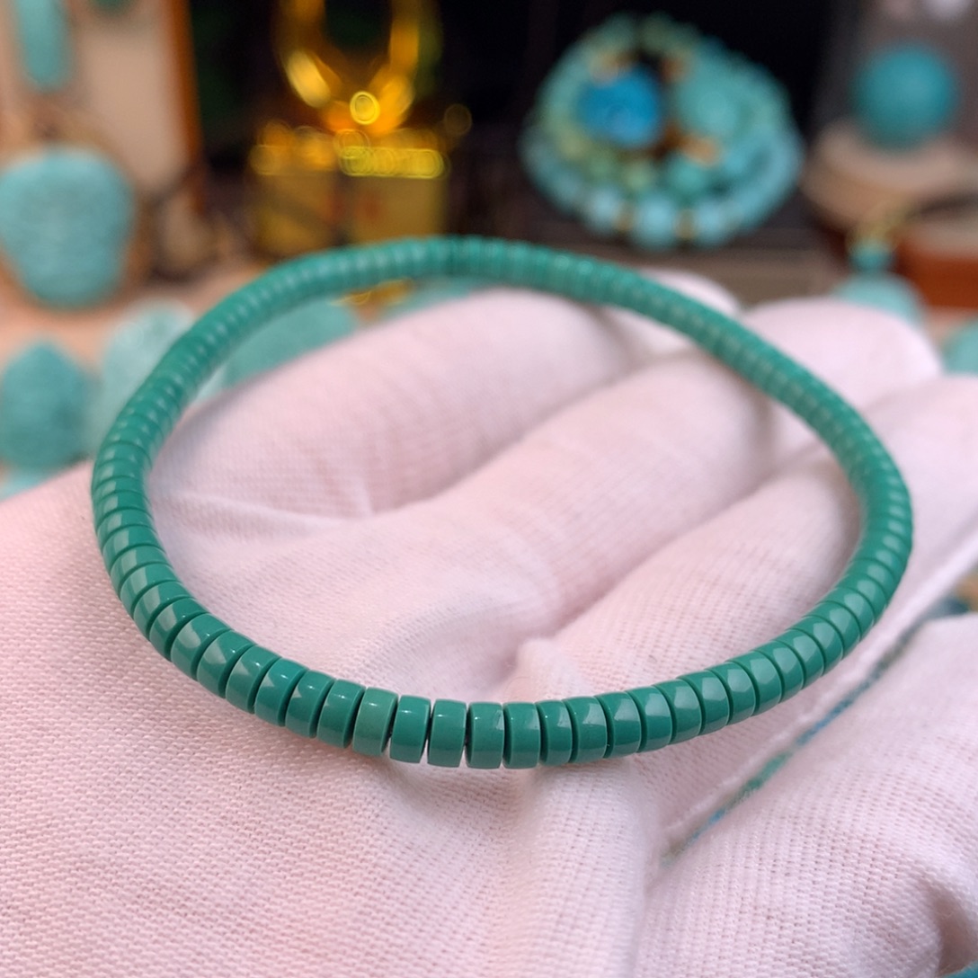 秋***树绿松石未镶嵌直切单圈卡4.1