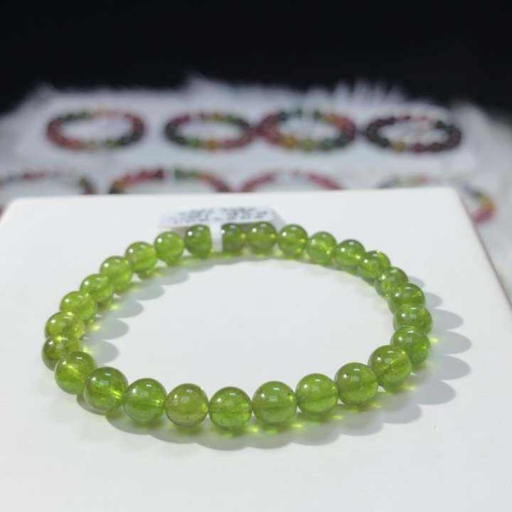 手链碧玺未镶嵌6.8mm±