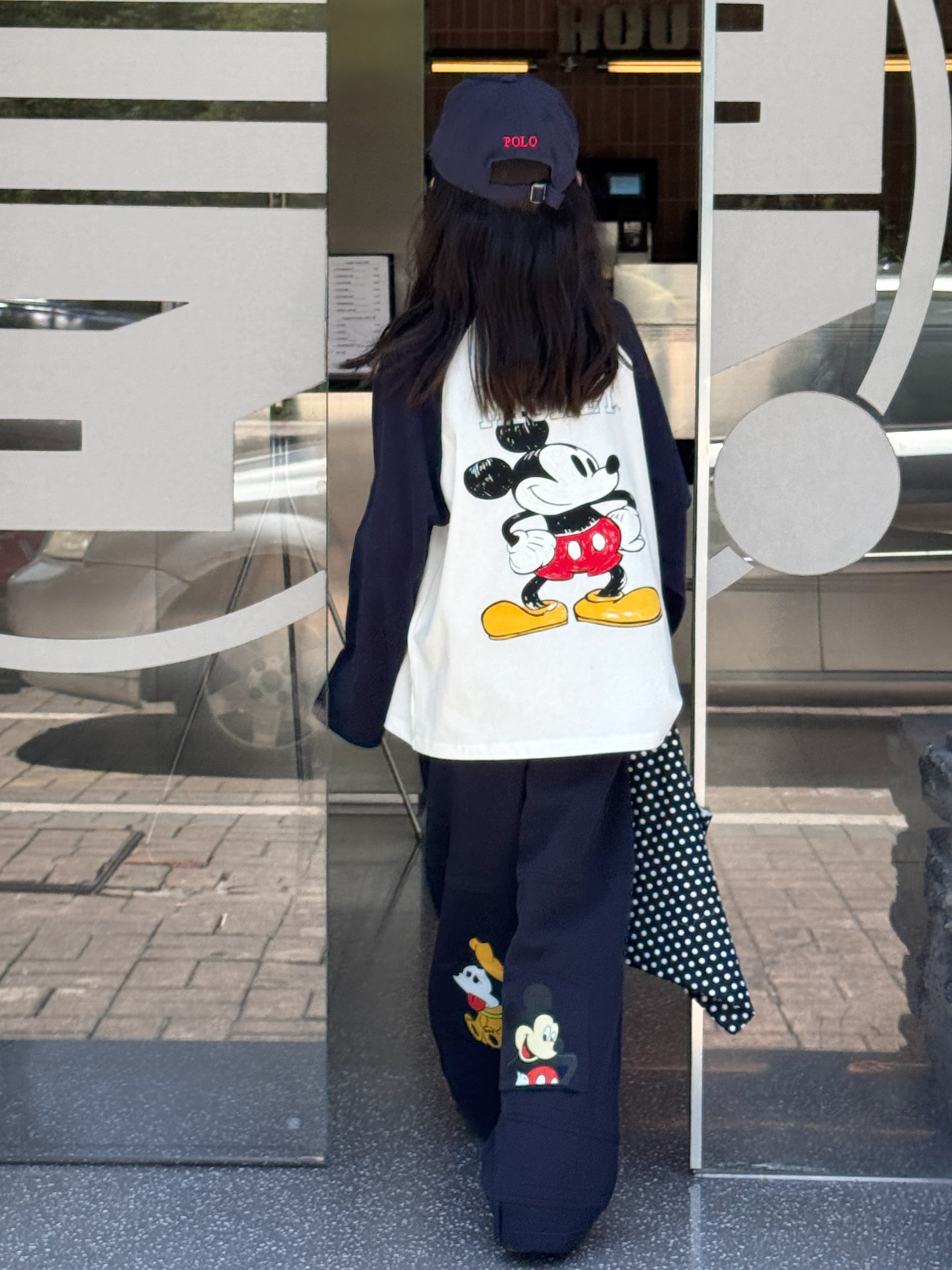 可爱卡通印花2025秋款女童米奇运动裤新款中大童宽松25031