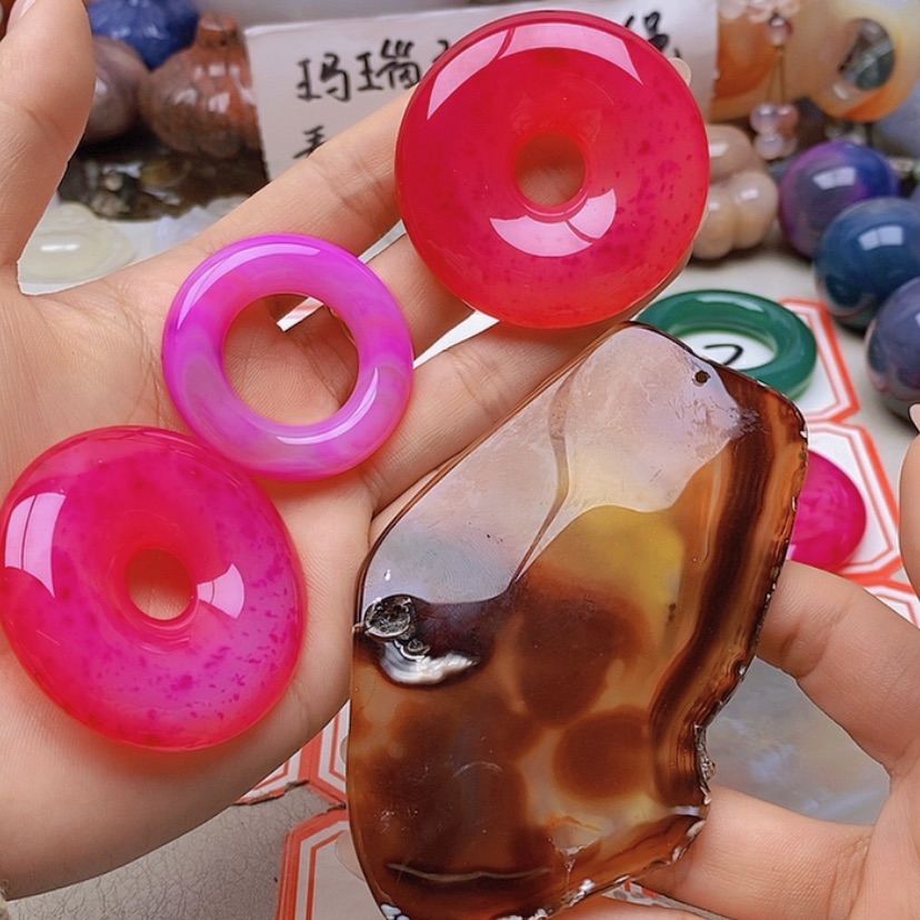 【闪购商品】未镶嵌玛瑙/玉髓珠宝半成品用****1