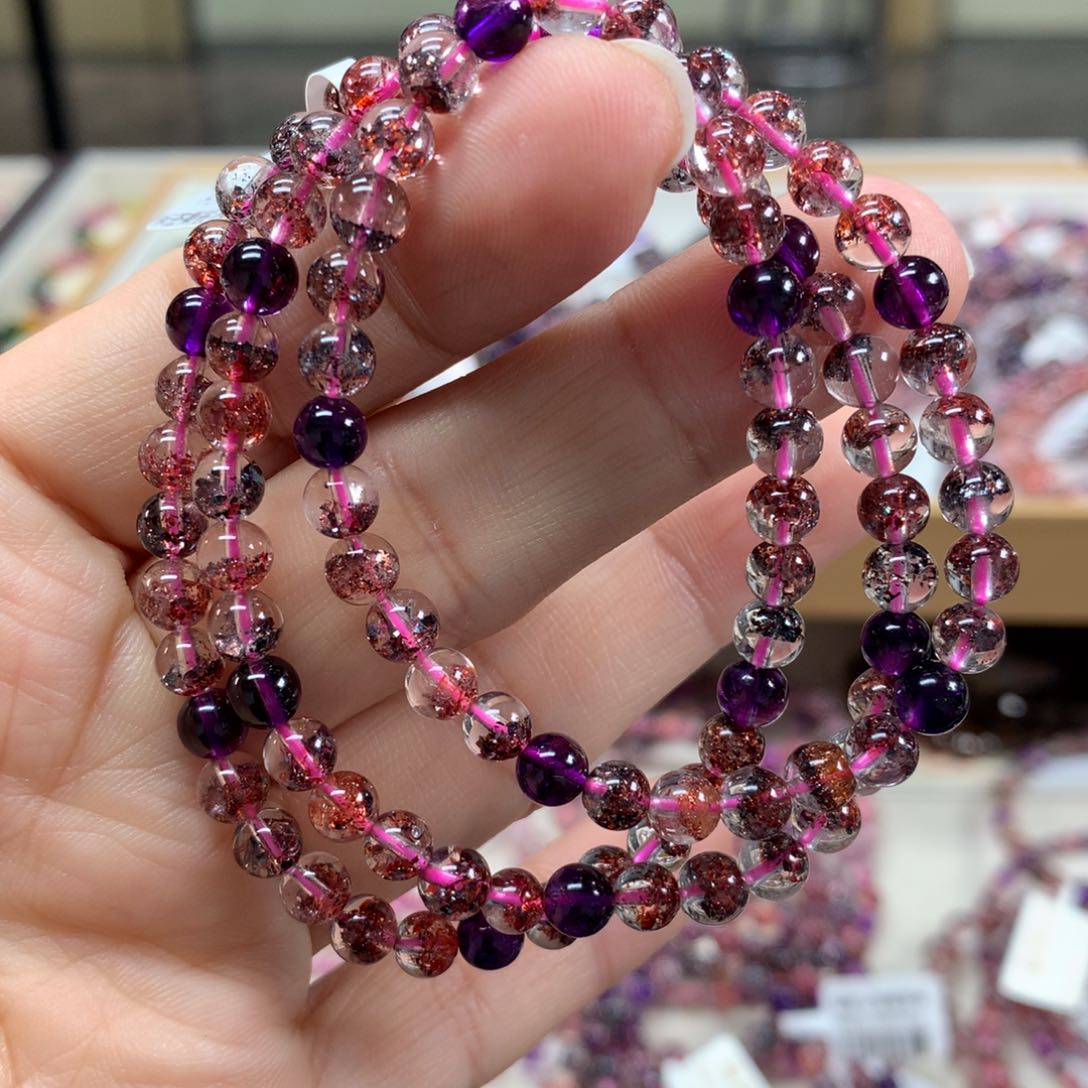 水晶手链未镶嵌5.5毫米左右