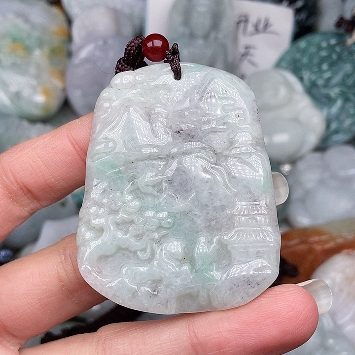 颈饰未镶嵌翡翠翡翠