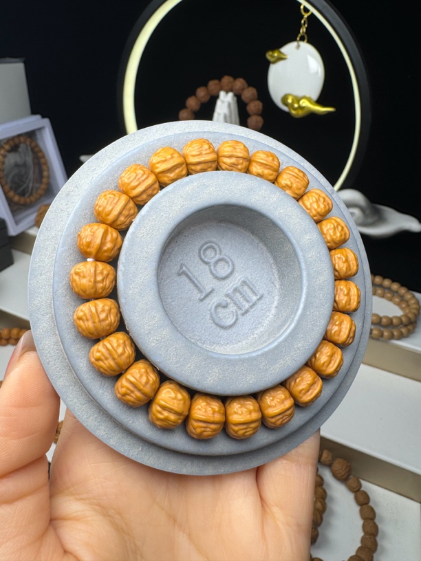 小蛤蟆头精工猴头核桃雕刻尺寸11➕mm