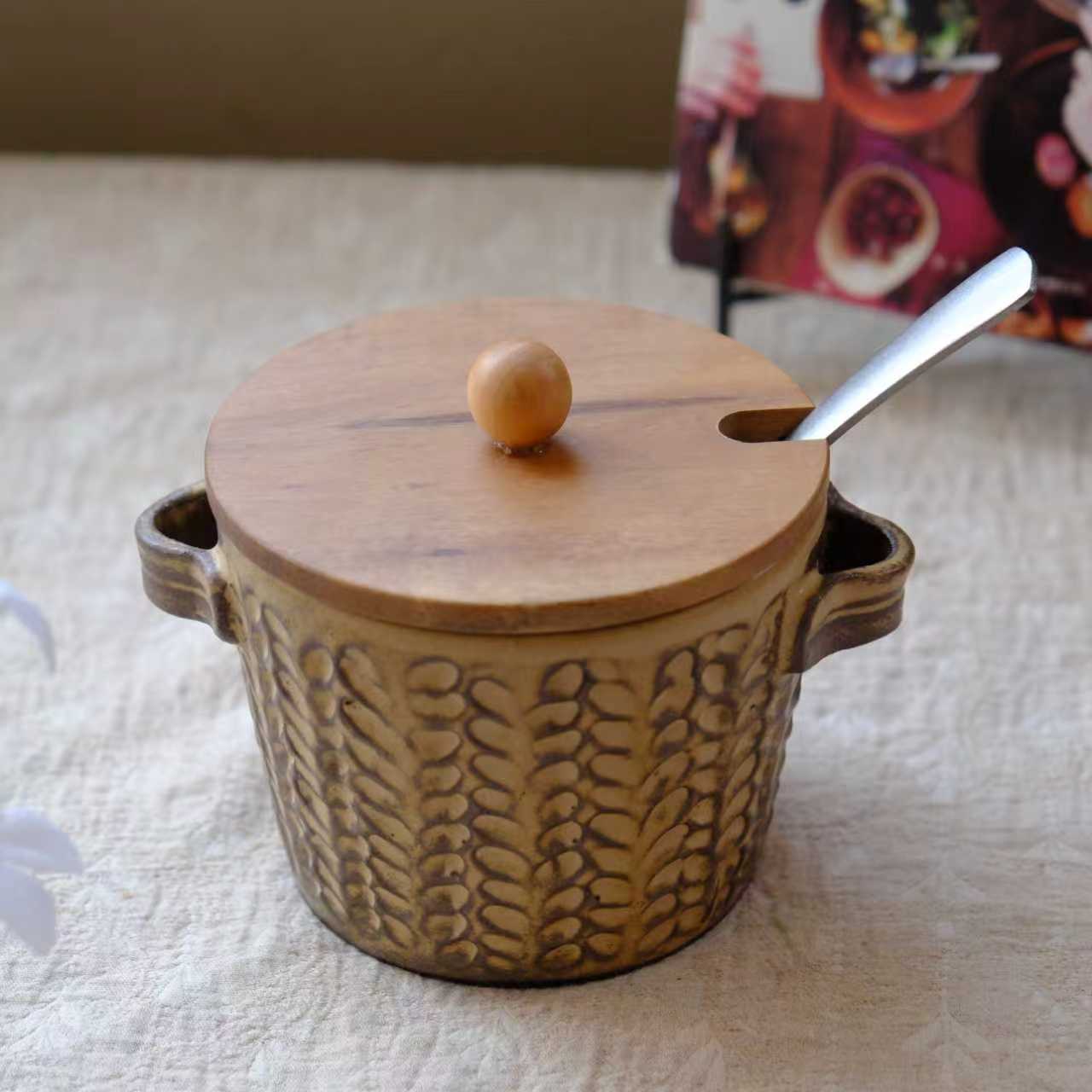 小喜宅 喜麦麦双耳小汤锅+半月勺（容量约350ml）