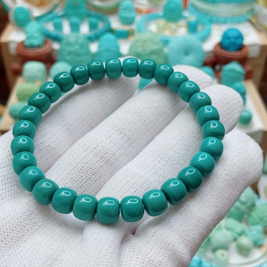 绿松石未镶嵌手串7mm