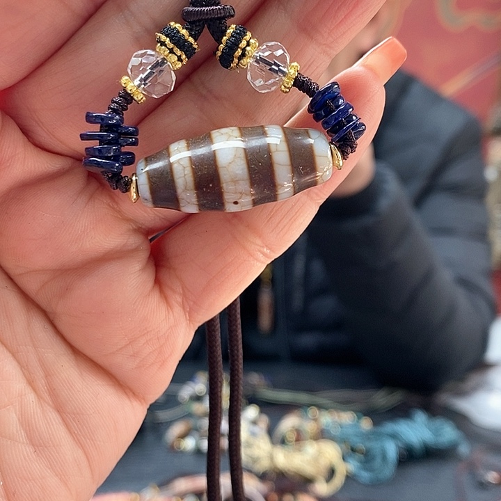 玛瑙/玉髓颈饰合金