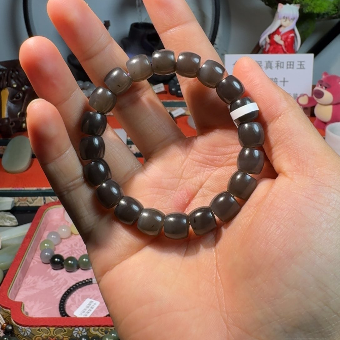 和田玉手串未镶嵌