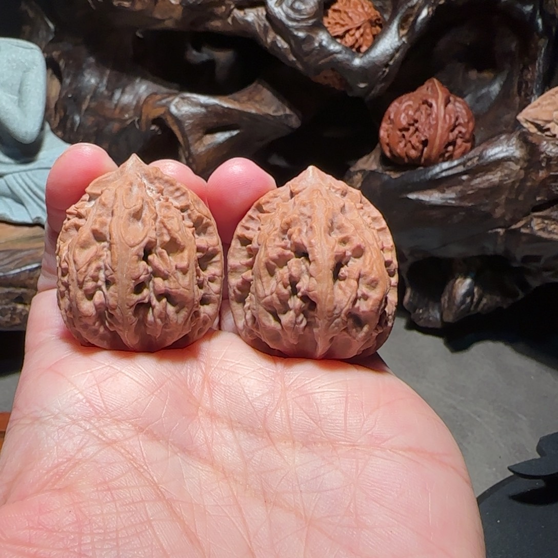 文玩核桃把件肉丸95