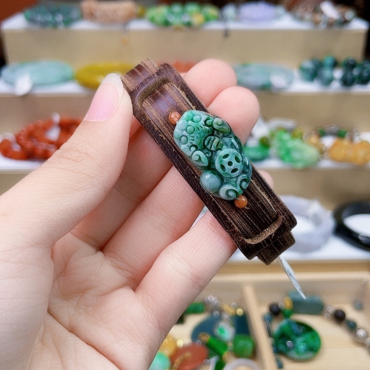 翡翠未镶嵌手链手链