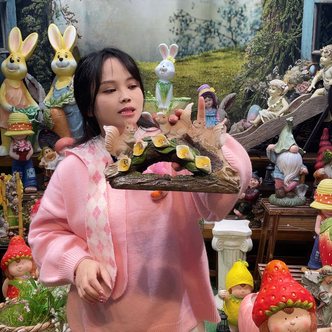 摆件花园摆件红红火火