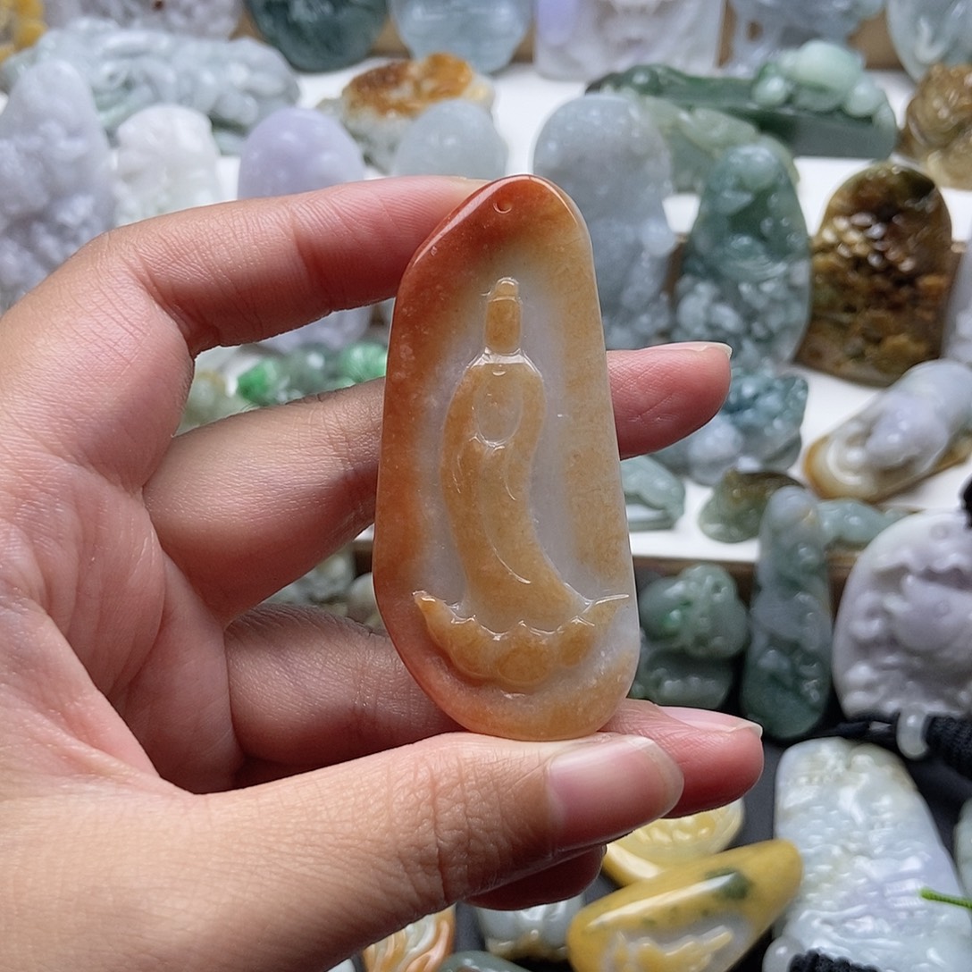 龍***天翡翠未镶嵌颈饰翡翠