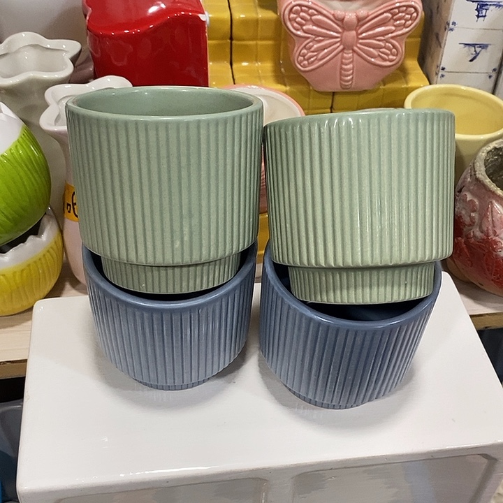 陶盆有孔 瑕疵针孔漏釉介意勿拍外口 8外高8