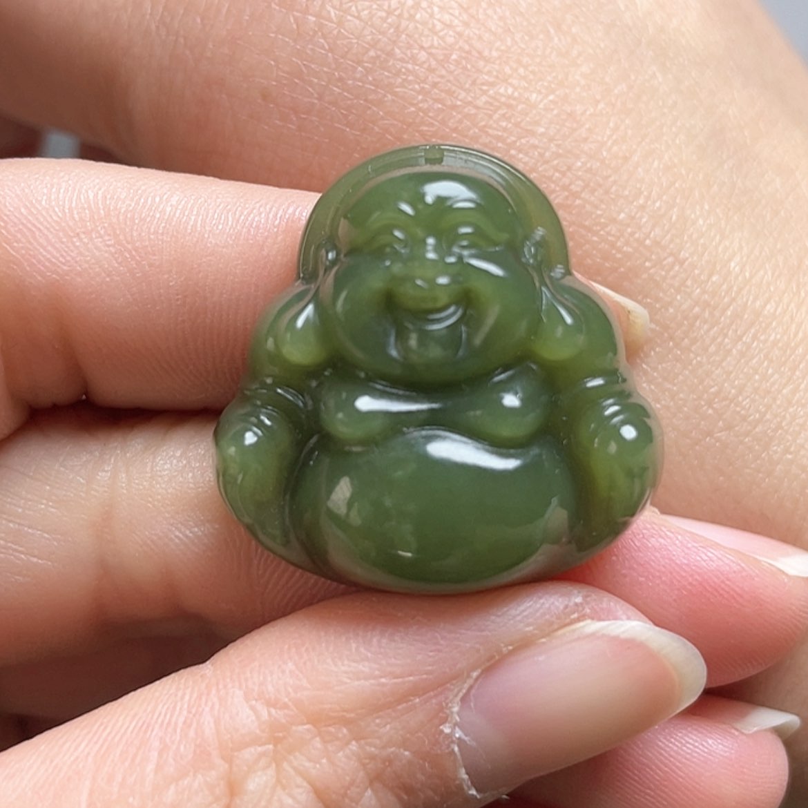 【闪购商品】和田玉颈饰未镶嵌微棉放漏 30mm