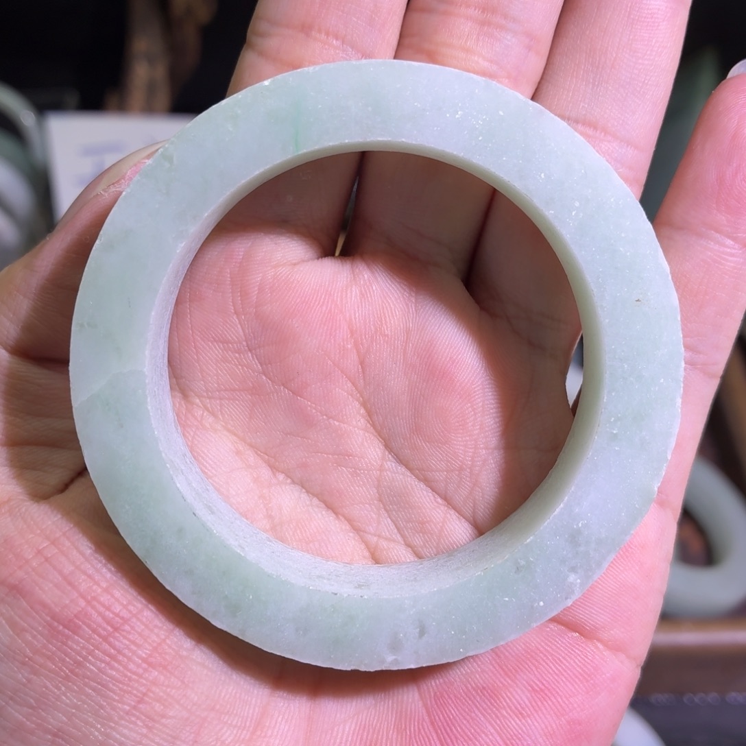 定制翡翠未镶嵌缅甸翡翠A货手镯毛胚定制