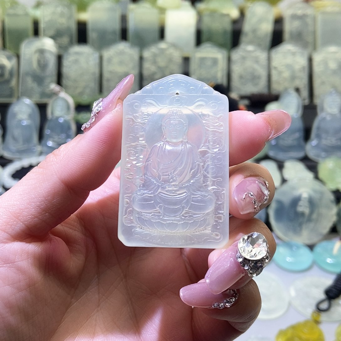 岫玉吊坠未镶嵌吊坠