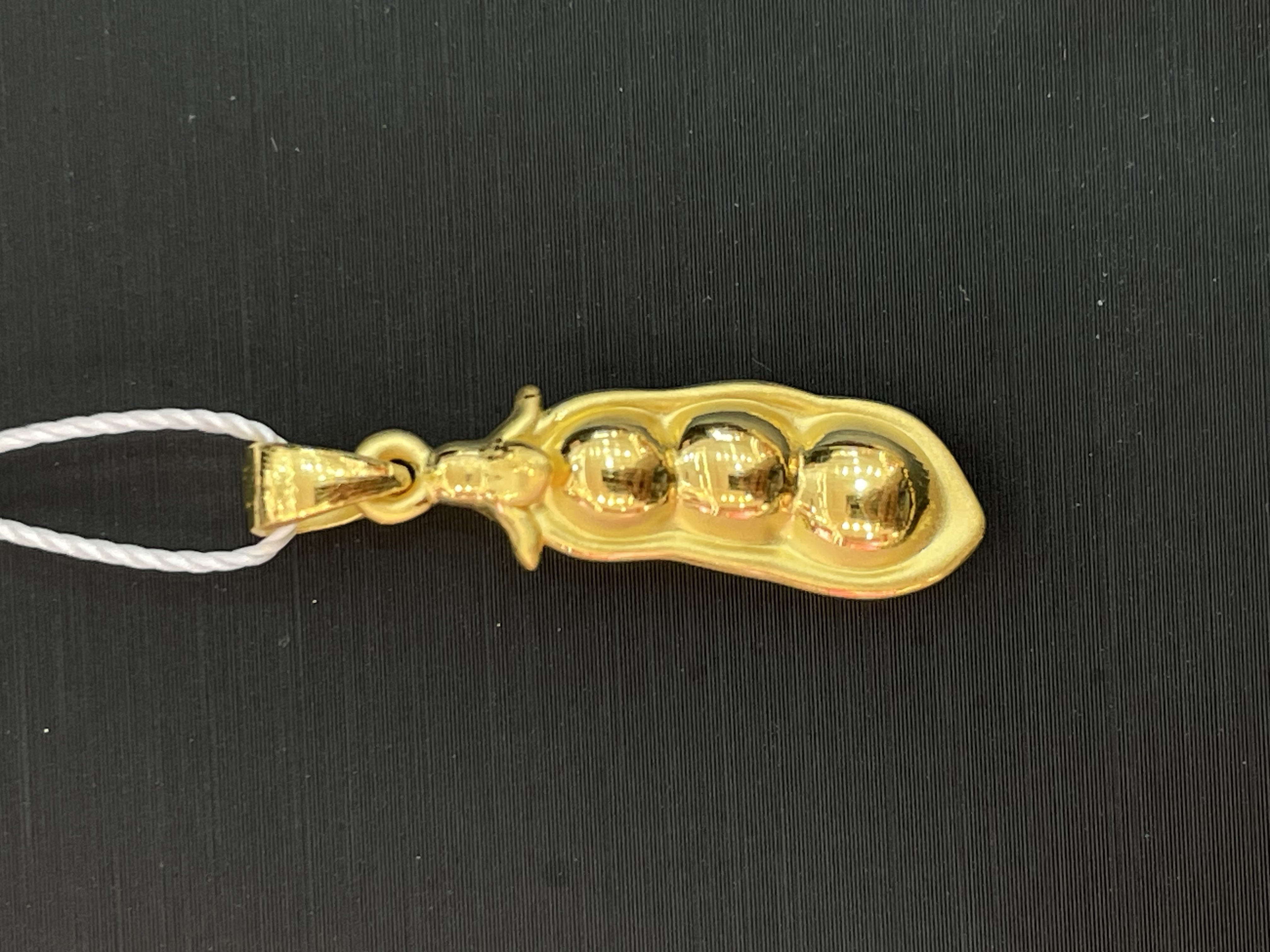 【金展珠宝】 足金 豌豆吊坠