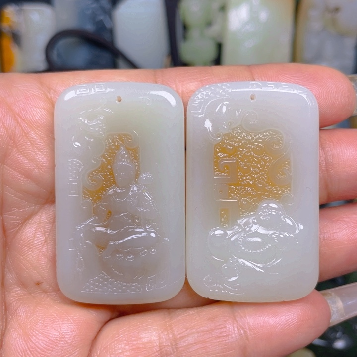 和田玉挂件未镶嵌