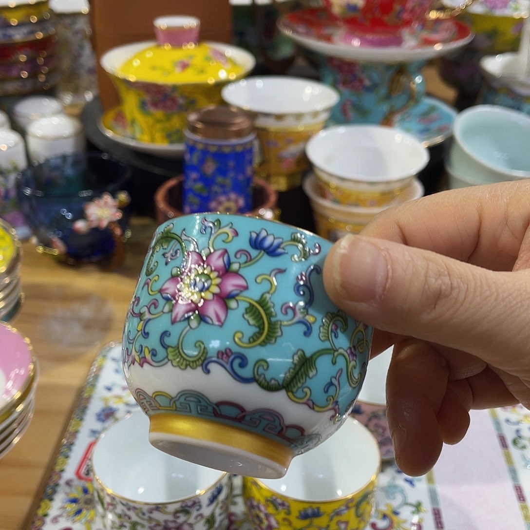 珐琅景德镇陶瓷瓷碗