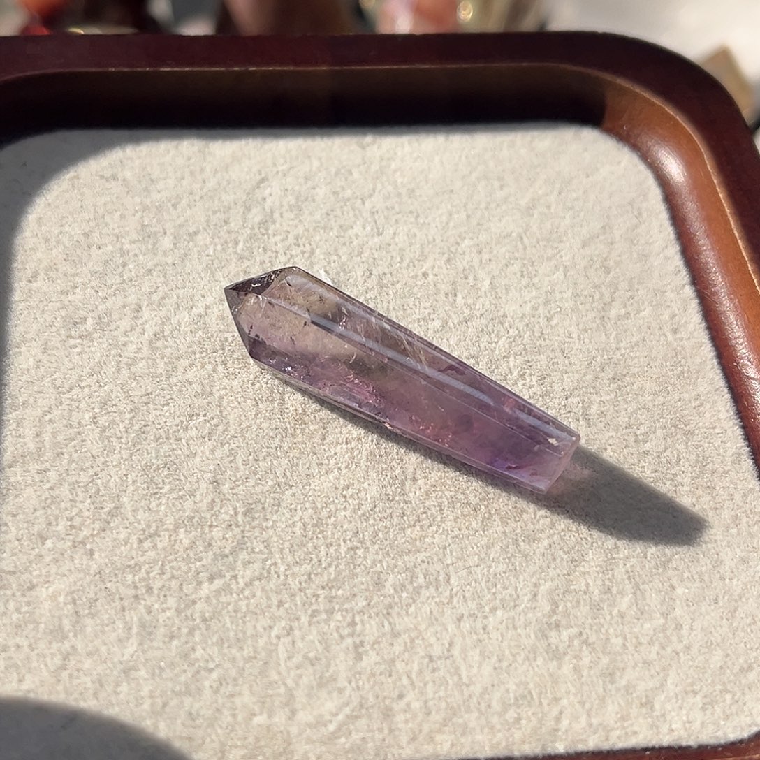 未镶嵌珠宝半成品水晶126 巴西紫水晶权杖