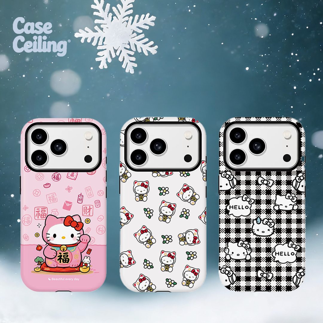 Caseceiling【满屏kt】韩国进口菲林二合一适用苹果1716pro手机壳