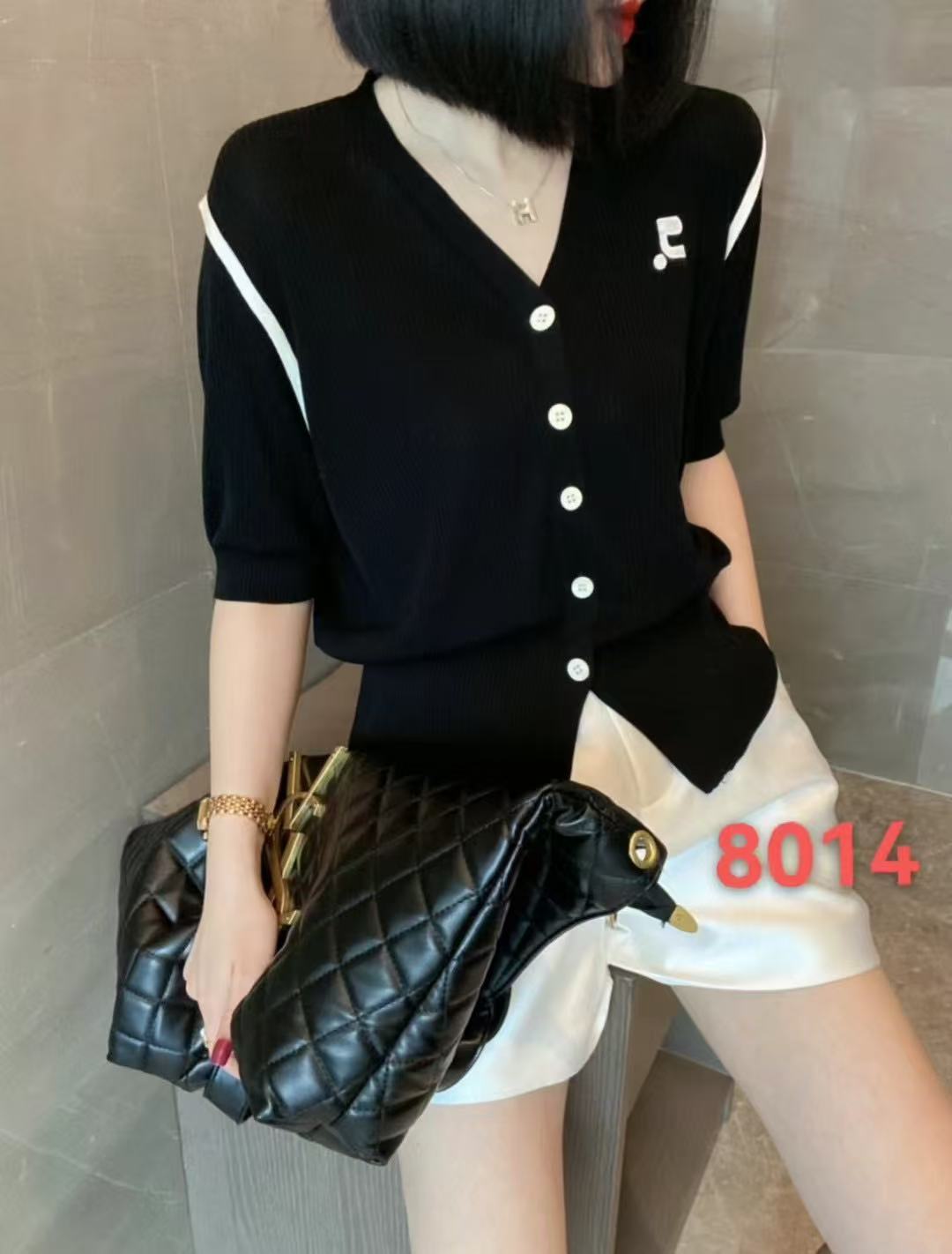 时尚夏款莱赛尔针织衫显瘦气质百搭