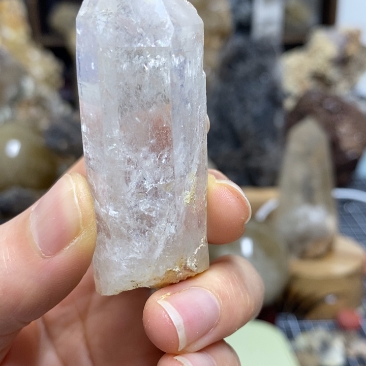 水晶水晶柱未镶嵌