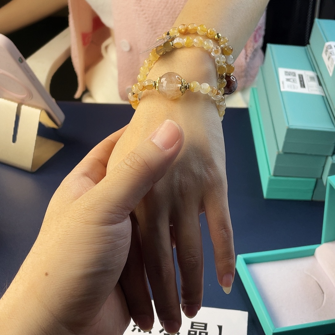 银S925镶嵌手链水晶